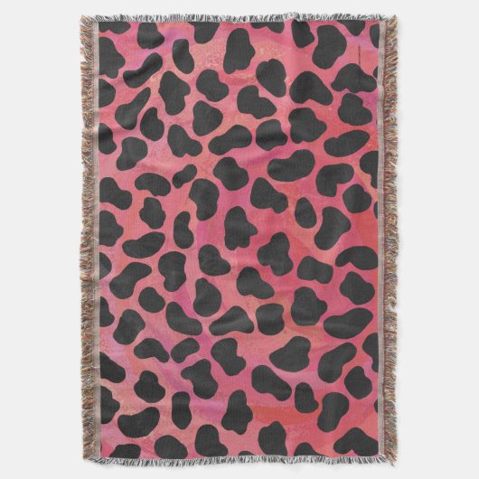 Dalmatiner Schwarz/Rot Decke (Vorderseite Vertikal)