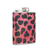 Dalmatiner Schwarz/Rot Flachmann (Rechts)