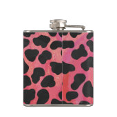 Dalmatiner Schwarz/Rot Flachmann (Rückseite)