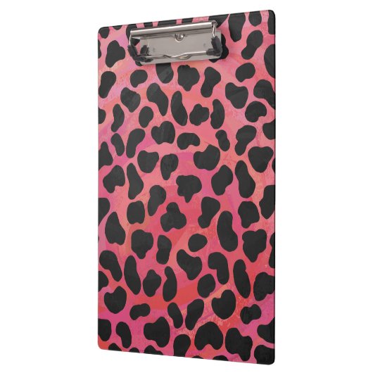 Dalmatiner Schwarz/Rot Klemmbrett (Links)