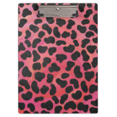 Dalmatiner Schwarz/Rot Klemmbrett (Vorderseite)