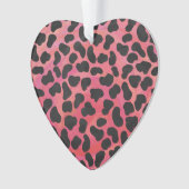 Dalmatiner Schwarz/Rot Ornament (Vorderseite)