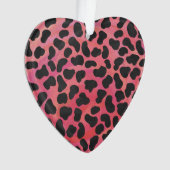 Dalmatiner Schwarz/Rot Ornament (Vorderseite)