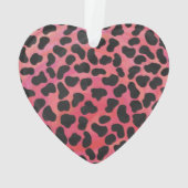 Dalmatiner Schwarz/Rot Ornament (Rückseite)