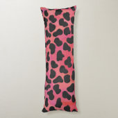 Dalmatiner Schwarz/Rot Seitenschläferkissen (Rückseite (Vertikal))