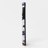 Dalmatiner Schwarz und Rosa Polka Dot drucken Case-Mate iPhone Hülle (Hinten/Links)