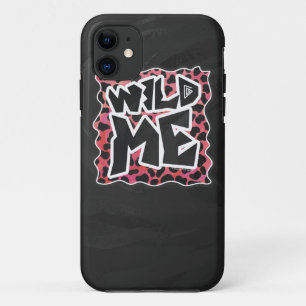 Dalmatiner Schwarz und Rot mit Wilden Mich Case-Mate iPhone Hülle