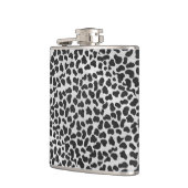 Dalmatiner Schwarz/Weiß Flachmann (Links)