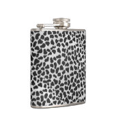 Dalmatiner Schwarz/Weiß Flachmann (Rechts)