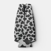 Dalmatiner Schwarz/Weiß Flaschenkühler (Rückseite)