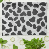 Dalmatiner Schwarz/Weiß Geschirrtuch (Gefaltet)