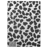 Dalmatiner Schwarz/Weiß Klemmbrett (Rückseite)