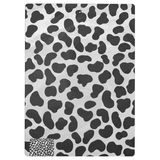 Dalmatiner Schwarz/Weiß Klemmbrett (Rückseite)