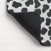 Dalmatiner Schwarz/Weiß Mousepad (Ecke)