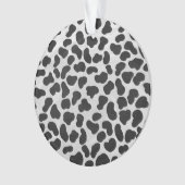 Dalmatiner Schwarz/Weiß Ornament (Vorderseite)