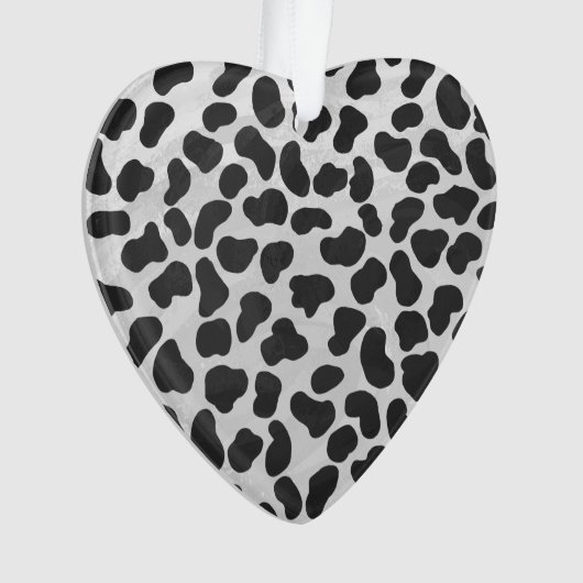 Dalmatiner Schwarz/Weiß Ornament (Vorderseite)