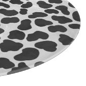 Dalmatiner Schwarz/Weiß Schneidebrett (Ecke)