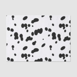 Dalmatiner Schwarz-Weiß-Spotty-Dog-Fur Seidenpapier