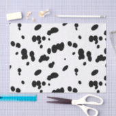 Dalmatiner Schwarz-Weiß-Spotty-Dog-Fur Seidenpapier (Handwerk)