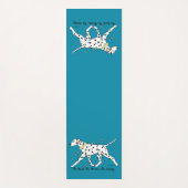 Dalmatiner sei nett, sei tapfer, sei glücklich yogamatte (Vorderseite)