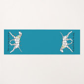 Dalmatiner sei nett, sei tapfer, sei glücklich yogamatte (Vorderseite (Horizontal))