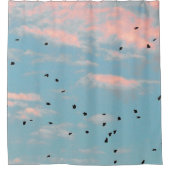 Dalmatiner Sky Print Duschvorhang (Vorderseite)