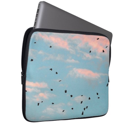 Dalmatiner Sky Print Laptopschutzhülle (Vorne Rechts)