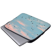 Dalmatiner Sky Print Laptopschutzhülle (Vorne Knopf)