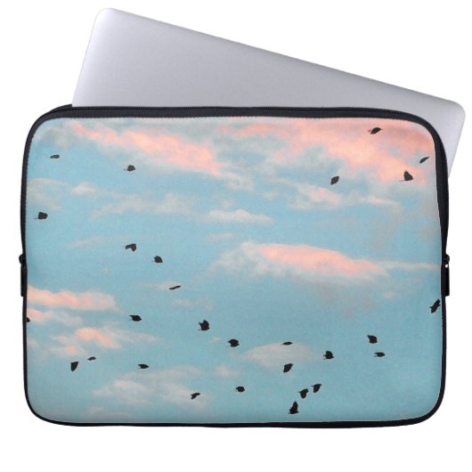 Dalmatiner Sky Print Laptopschutzhülle (Vorderseite)