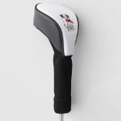 Dalmatiner Snowy Fun Hund Golf Headcover (angewinkelt)