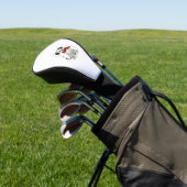 Dalmatiner Snowy Fun Hund Golf Headcover (In SItu)