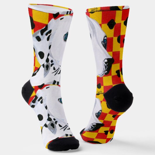 Dalmatiner Socken (Gewinkelt)