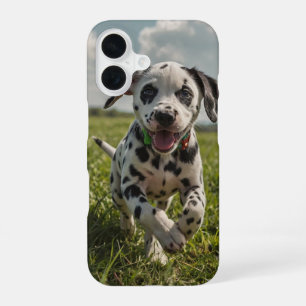 Dalmatiner Spot Chase iPhone 16 Hülle