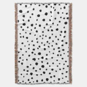 Dalmatiner-Spots, Dalmatiner-Punkte, Schwarz und W Decke (Vorderseite Vertikal)