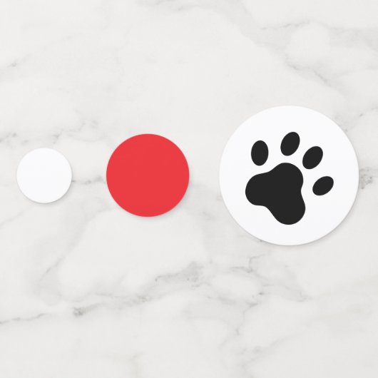 Dalmatiner Spots Geburtstag Konfetti (Rückseiten)