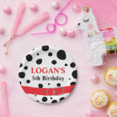 Dalmatiner Spots Geburtstag Pappteller (Party)