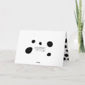 Dalmatiner Spots Geburtstag Vielen Dank Karte (Rückseite)