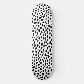 Dalmatiner-Spots (schwarz/weiß) Skateboard