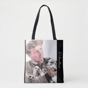 Dalmatiner Spotty Dog Niedliche Sporen Hunde Tote  Tasche
