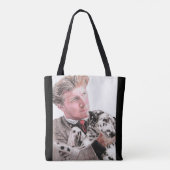 Dalmatiner Spotty Dog Niedliche Sporen Hunde Tote Tasche (Rückseite)