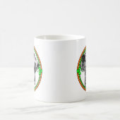 Dalmatiner St Patricks Day Kaffeetasse (Mittel)