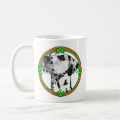 Dalmatiner St Patricks Day Kaffeetasse (Links)