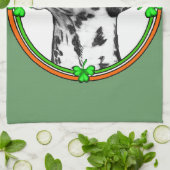 Dalmatiner St Patricks Day Küchentuch (Gefaltet)