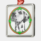 Dalmatiner St Patricks Day Ornament Aus Metall (Links)
