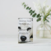 Dalmatiner-stillstehende Geschäfts-Karten Visitenkarte (Stehend Vorderseite)