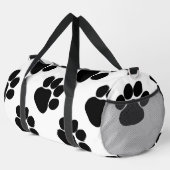 Dalmatiner Style Dog Paws Athletic Travel Duffle Bag (Rechte Ecke)