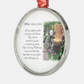 Dalmatiner Summer Garden Silbernes Ornament (Links)