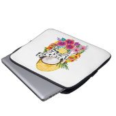 Dalmatiner Summer lustiges Hemd Laptopschutzhülle (Vorne Knopf)