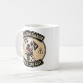Dalmatiner-Tasse | Chaos-Koordinator Kaffeetasse (Vorderseite Links)