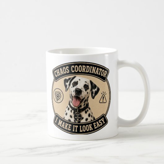 Dalmatiner-Tasse | Chaos-Koordinator Kaffeetasse (Rechts)